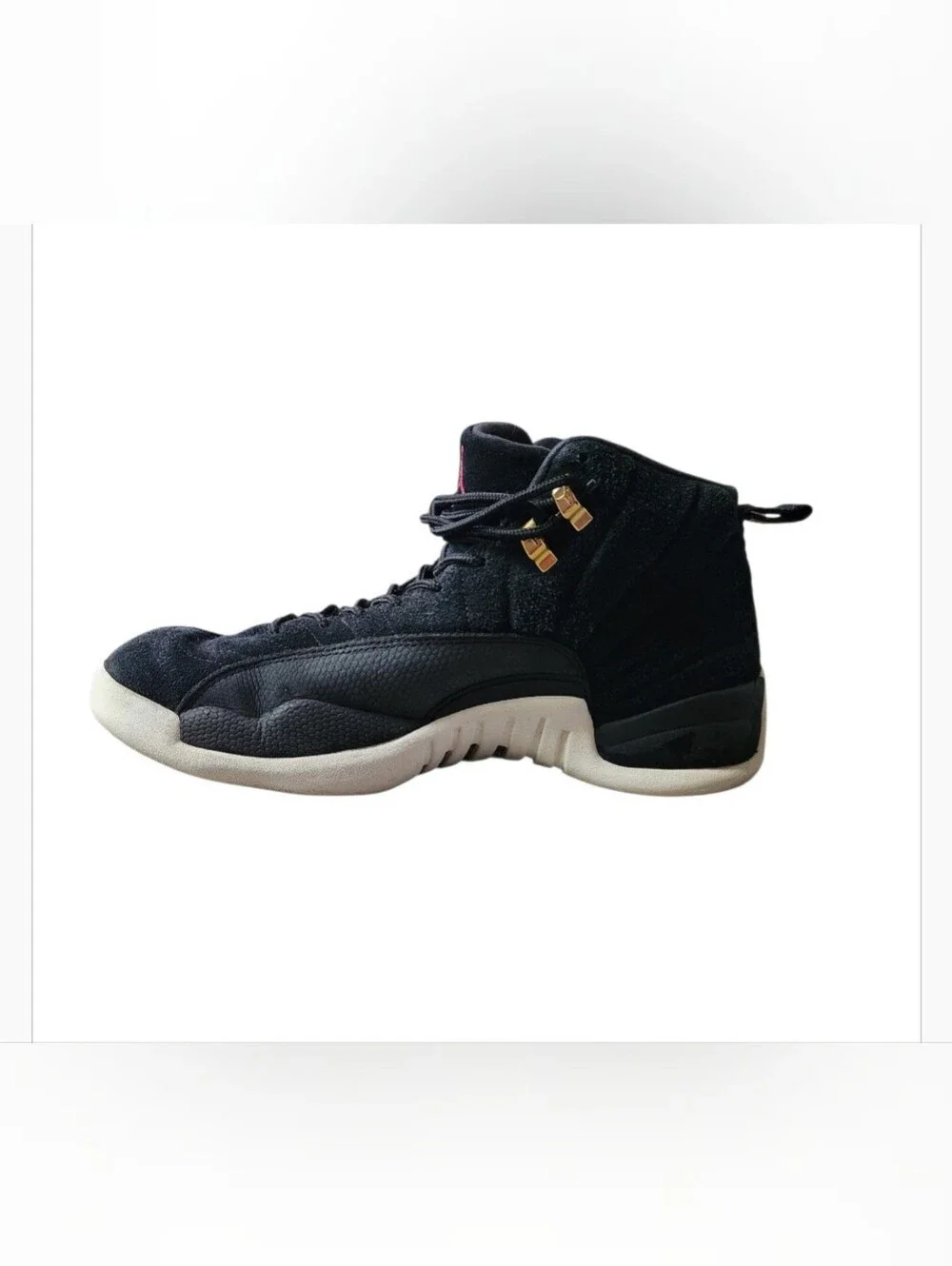 Nike Air Jordan 12 Retro Reverse Taxi sneakers men size 12 athleisure basketball